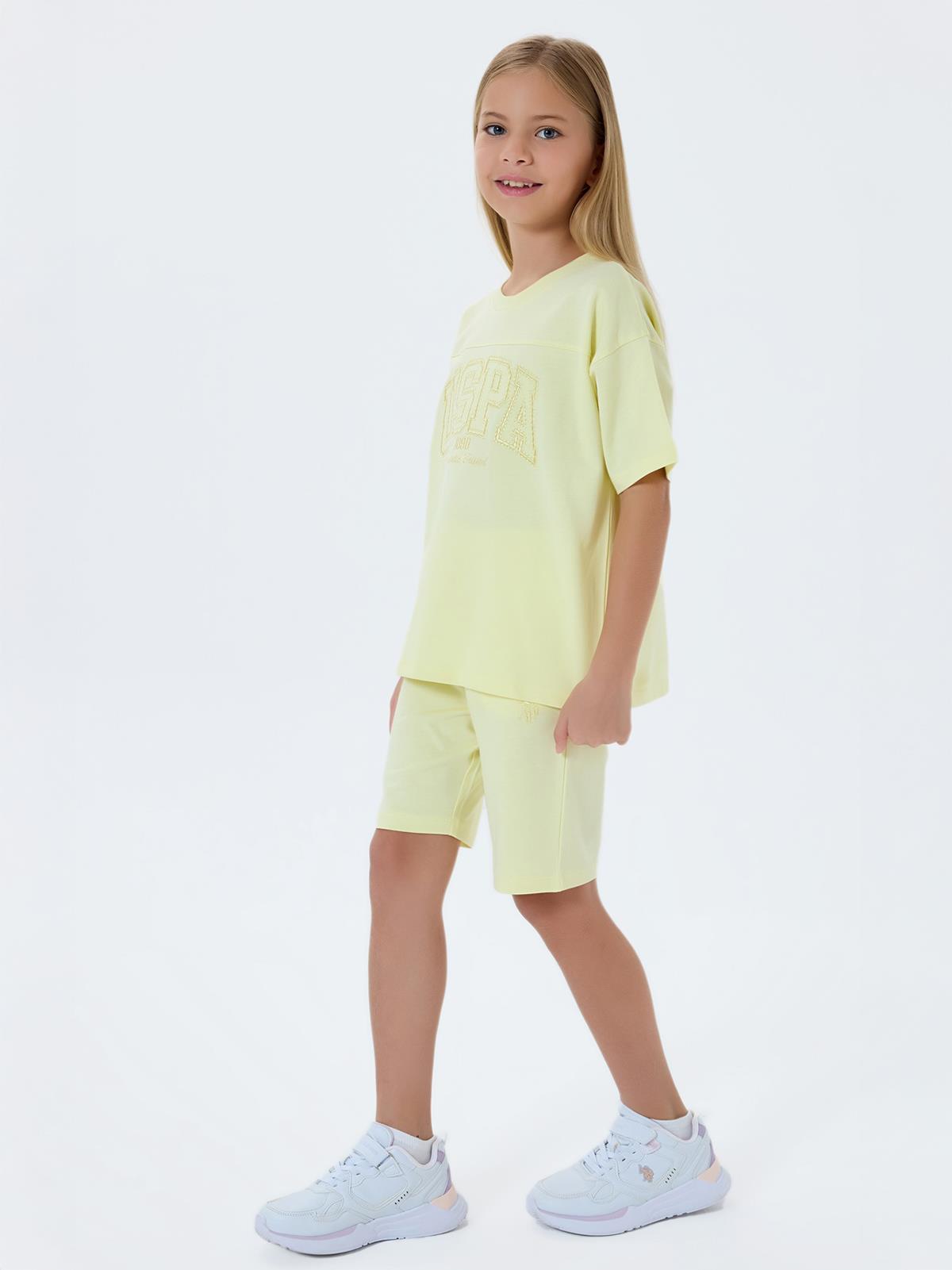U.S. Polo Assn Kids 9-14 Yaş Takım - Sarı