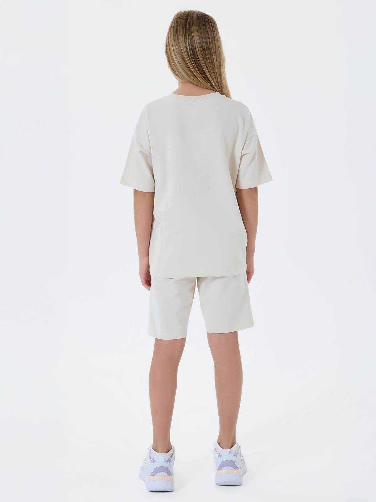 U.S. Polo Assn Kids 4-7 Yaş Takım - Bej