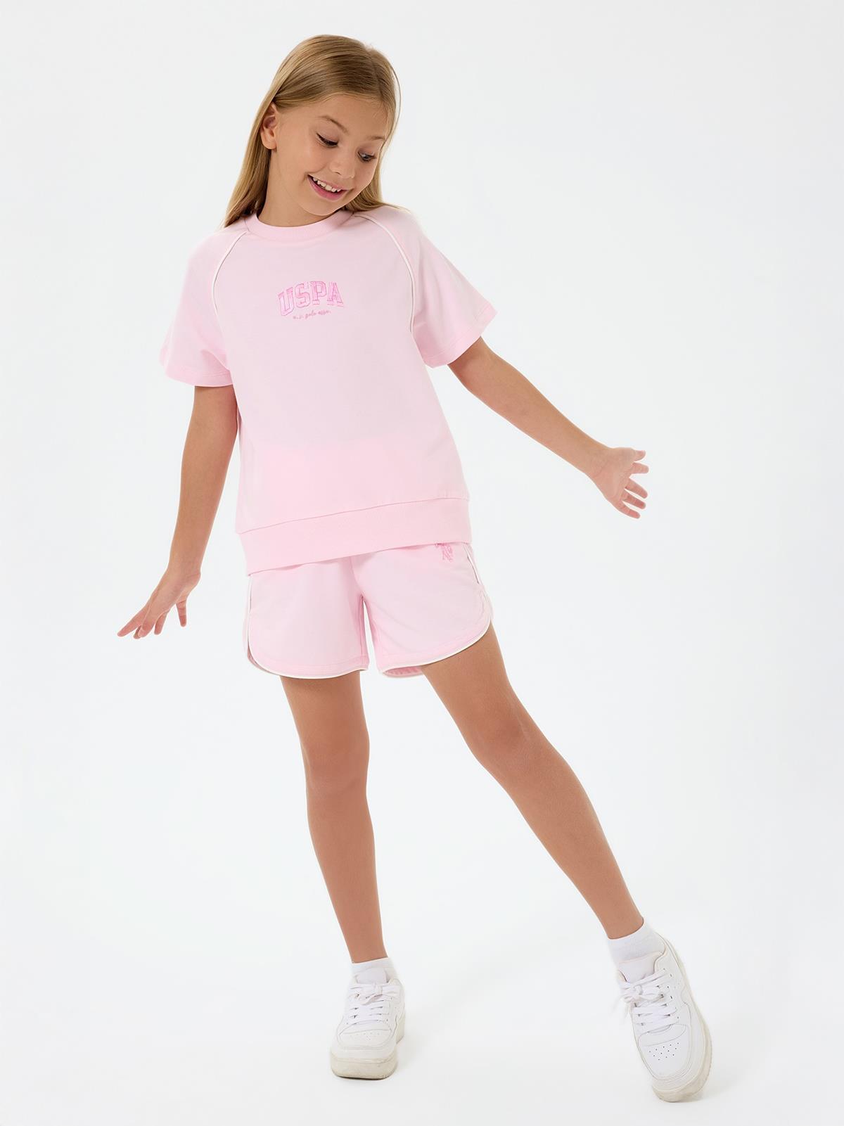 U.S. Polo Assn Kids 9-14 Yaş Takım - Pembe