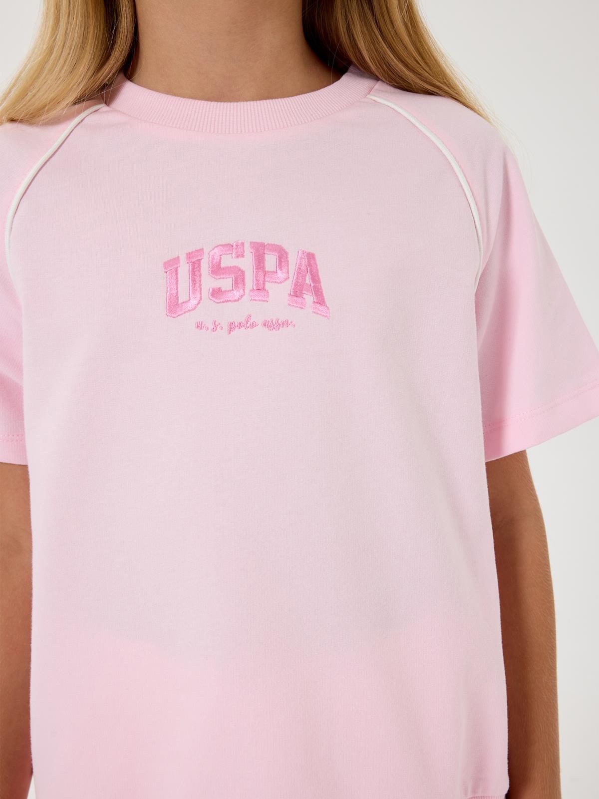 U.S. Polo Assn Kids 9-14 Yaş Takım - Pembe