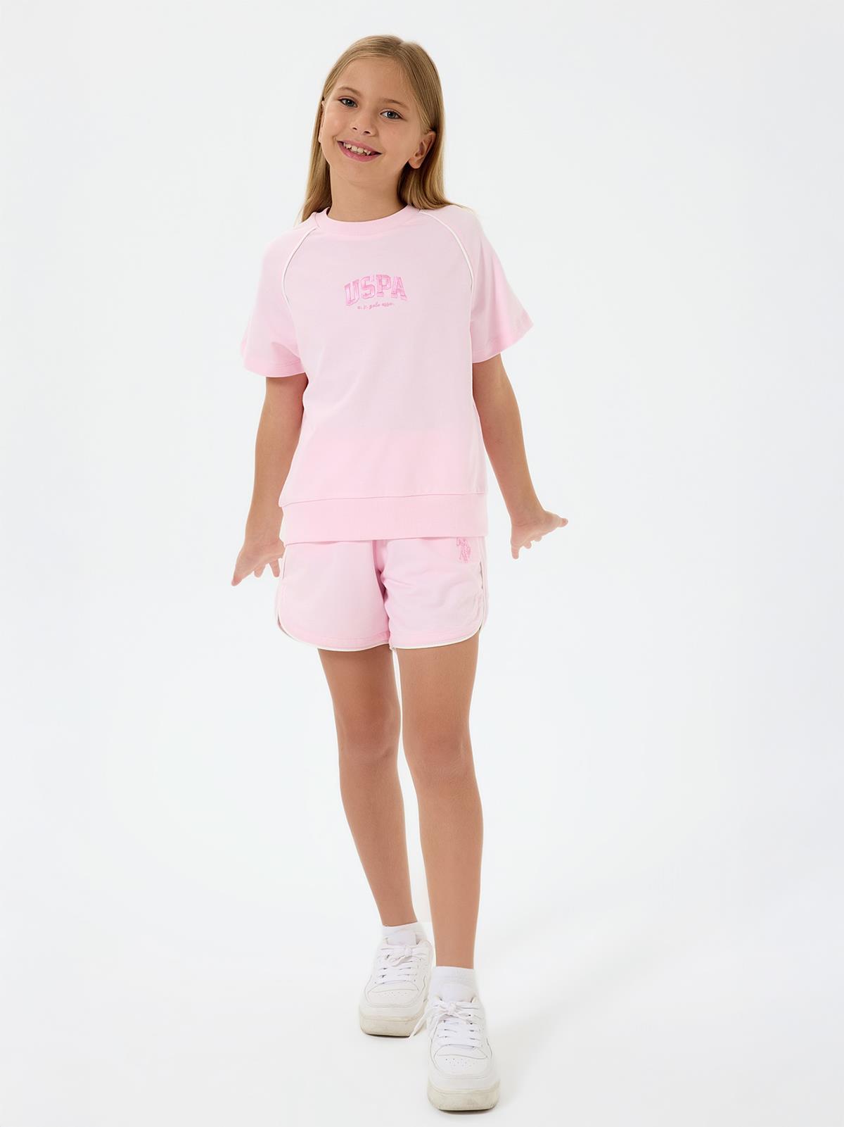 U.S. Polo Assn Kids 9-14 Yaş Takım - Pembe