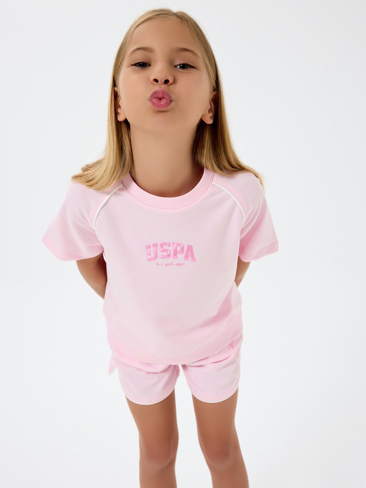 U.S. Polo Assn Kids 9-14 Yaş Takım - Pembe