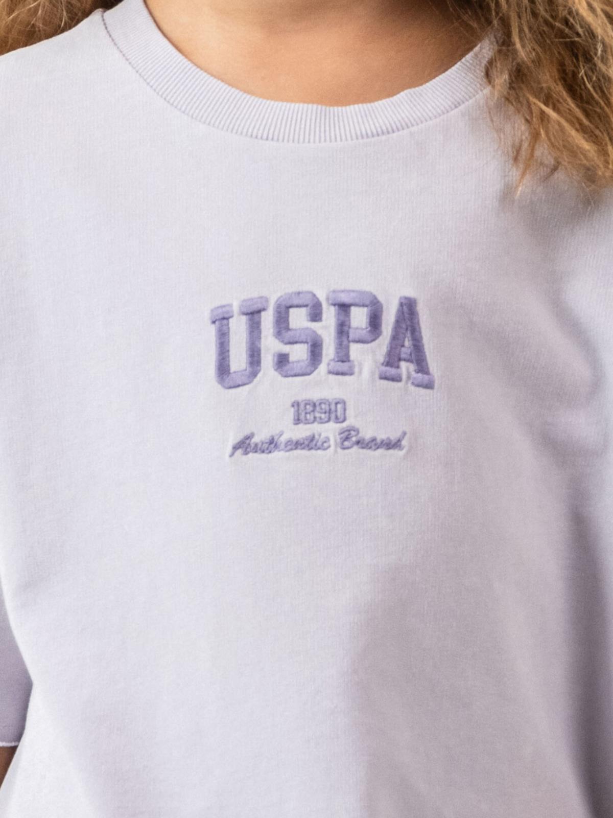 U.S. Polo Assn Kids 9-14 Yaş Takım - Lila
