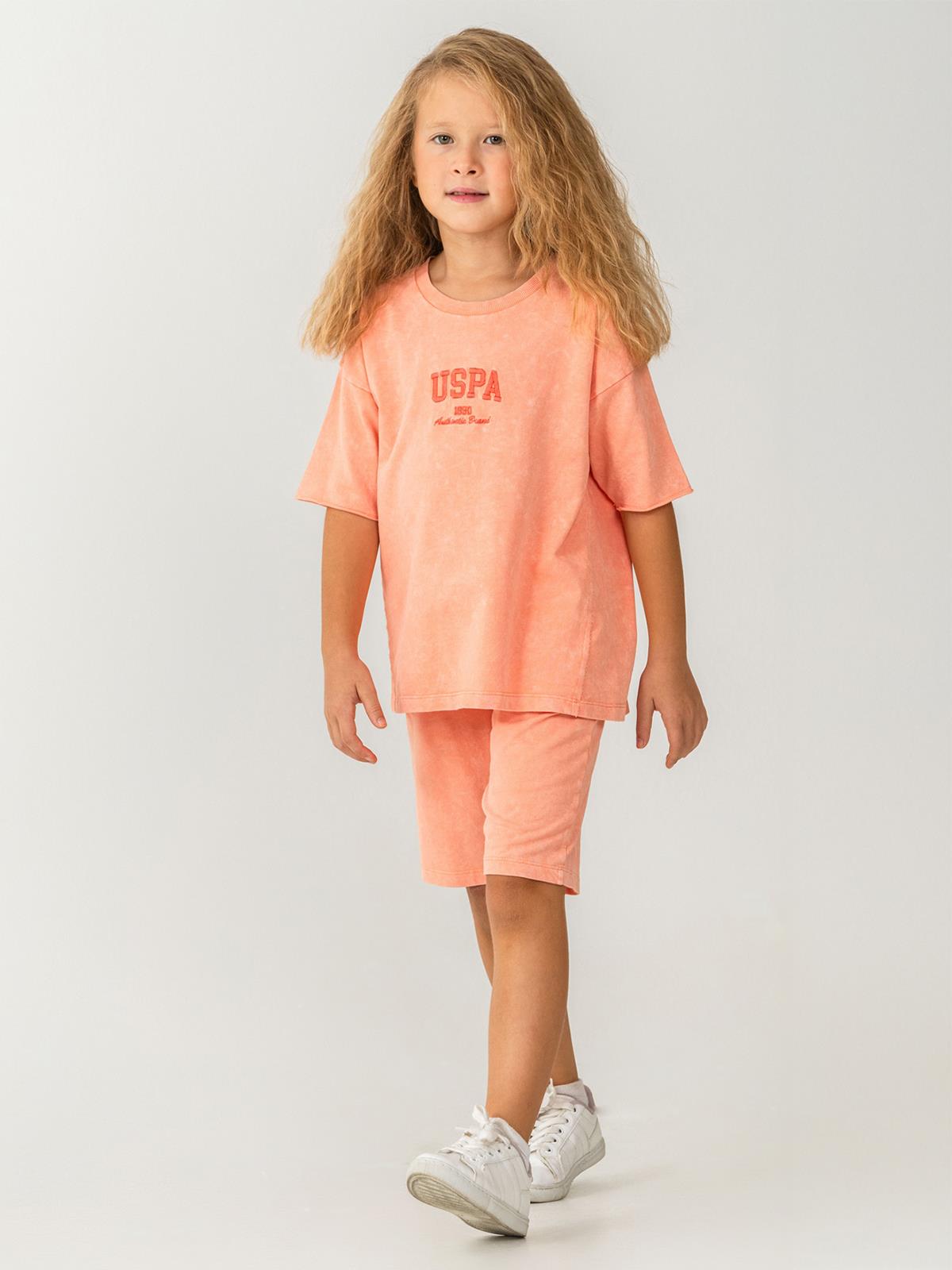 U.S. Polo Assn Kids 9-14 Yaş Takım - Turuncu