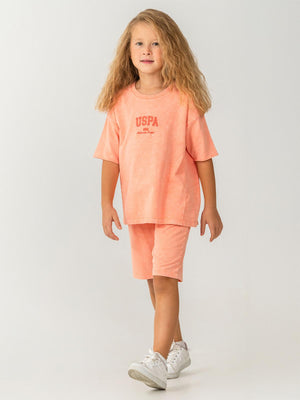 U.S. Polo Assn Kids 9-14 Yaş Takım - Turuncu
