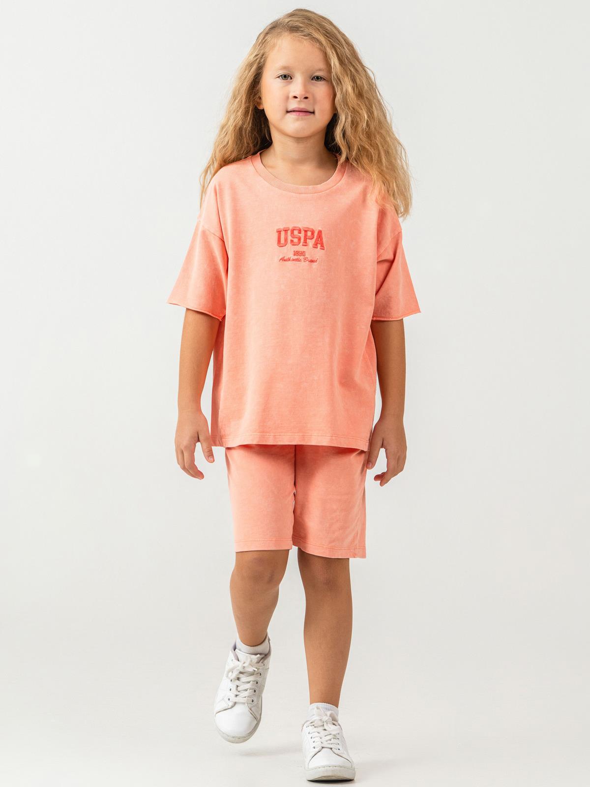 U.S. Polo Assn Kids 9-14 Yaş Takım - Turuncu