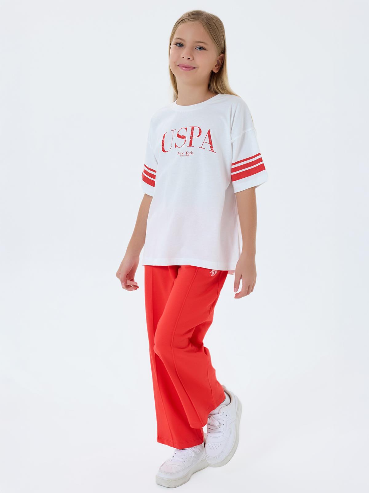 U.S. Polo Assn Kids 4-7 Yaş Takım - Beyaz