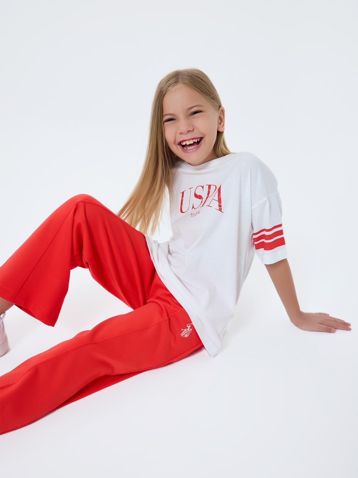U.S. Polo Assn Kids 4-7 Yaş Takım - Beyaz