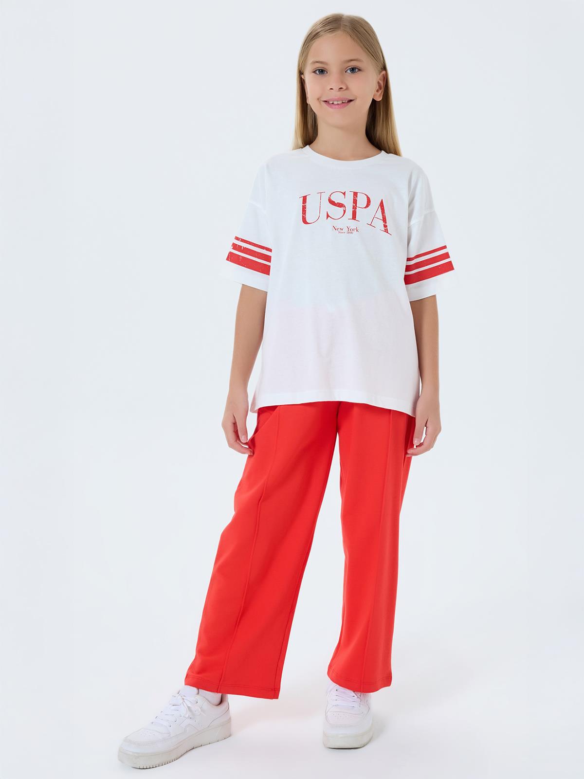 U.S. Polo Assn Kids 4-7 Yaş Takım - Beyaz