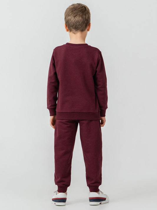 U.S. Polo Assn Kids Eşofman Takımı | 3 İp Şardonsuz -3 İp Şardonsuz | Okul Kreş ve Günlük Kullanım - Lila