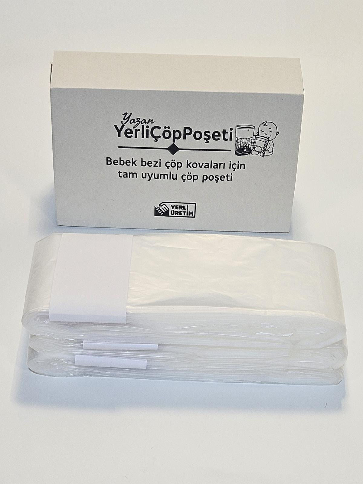 Korbell 15/16 Litre Uyumlu Yerli Kirli Bebek Bezi 1500 Adet Kapasiteli Çöp Poşeti