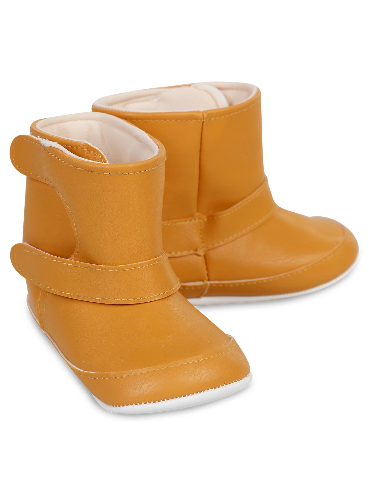 Papulin Bebek Patik 17-19 Numara Bebe - Hardal