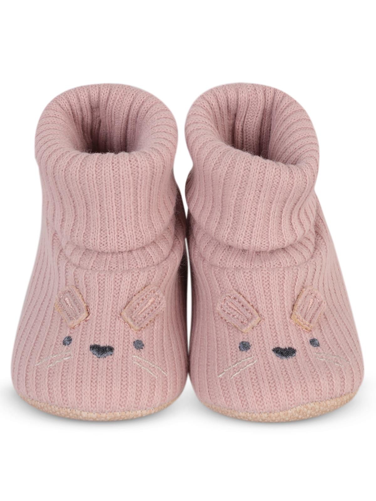 5197 Civil Baby Tavşanlı 18-21 Numara Patik - Pudra