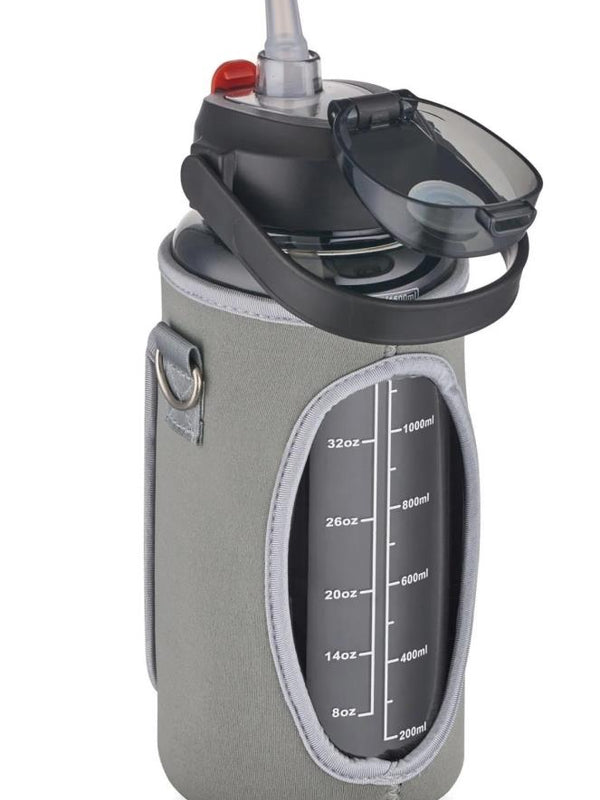 Vagonlife Tritan Kılıflı Matara 1500 Ml - Siyah