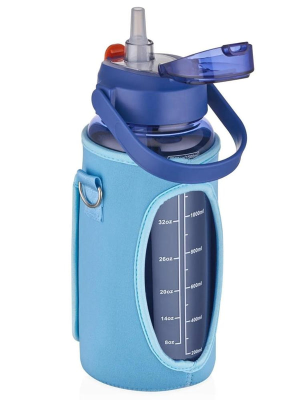 Vagonlife Tritan Kılıflı Matara 1500 Ml - Mavi