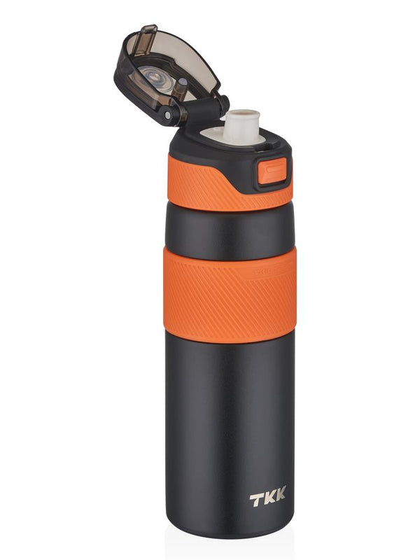 Vagonlife TKK Çelik Termos 600 ml - Siyah