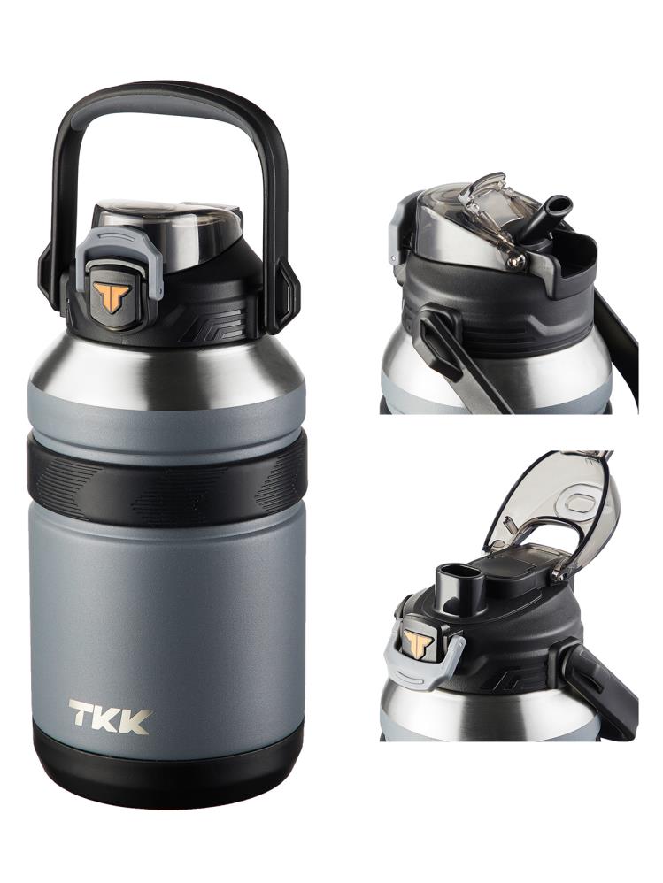 Vagonlife TKK Çelik Termos 1500 ml  - Siyah