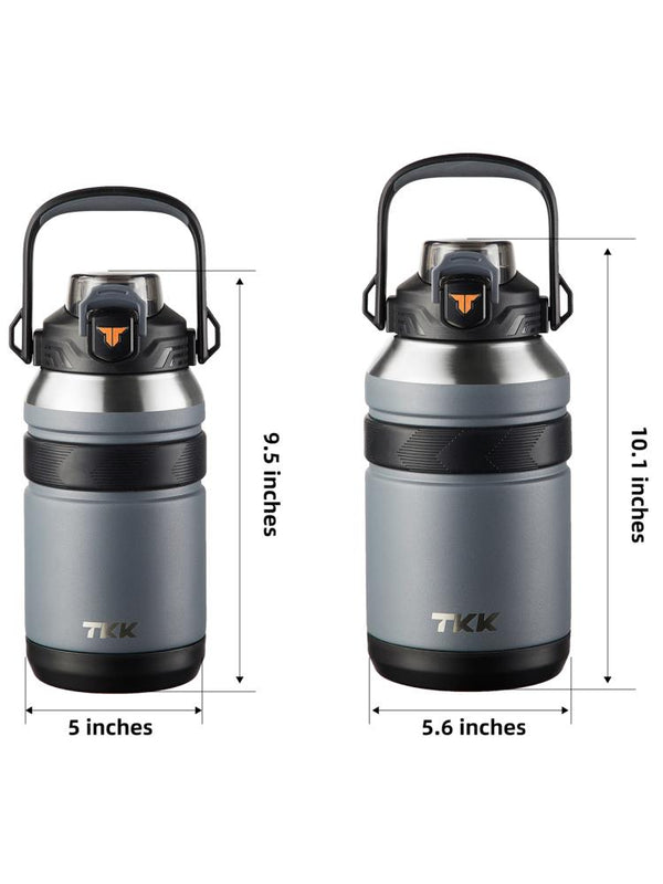Vagonlife TKK Çelik Termos 1500 ml  - Siyah