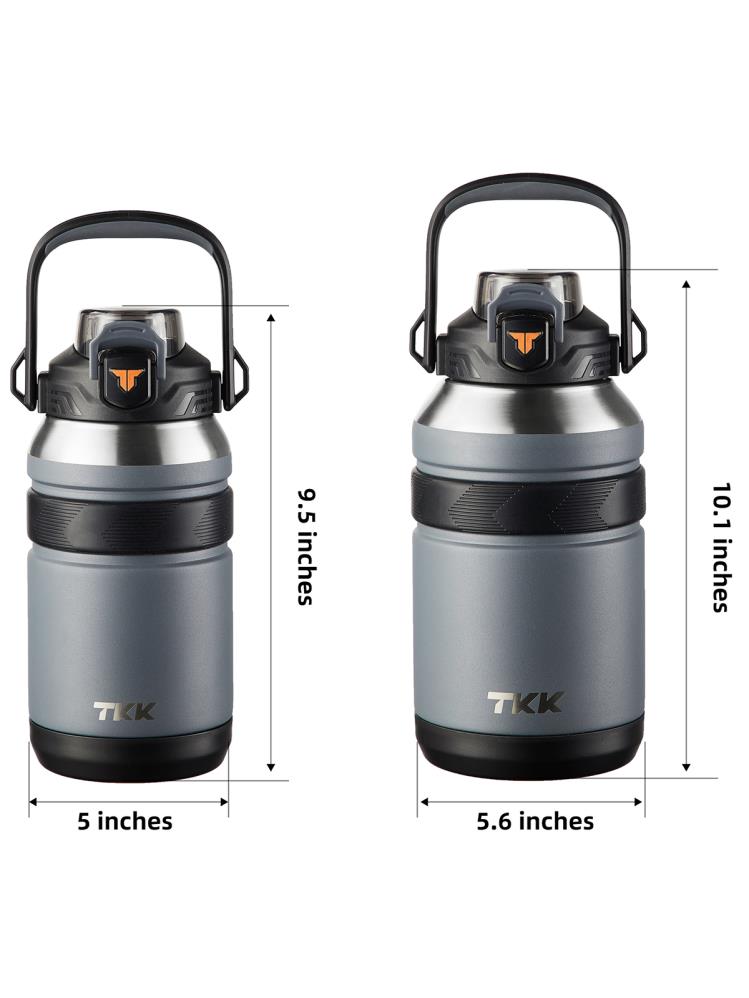Vagonlife TKK Çelik Termos 1500 ml  - Siyah