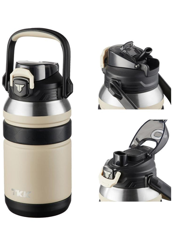 Vagonlife TKK Çelik Termos 1500 ml  - Beyaz