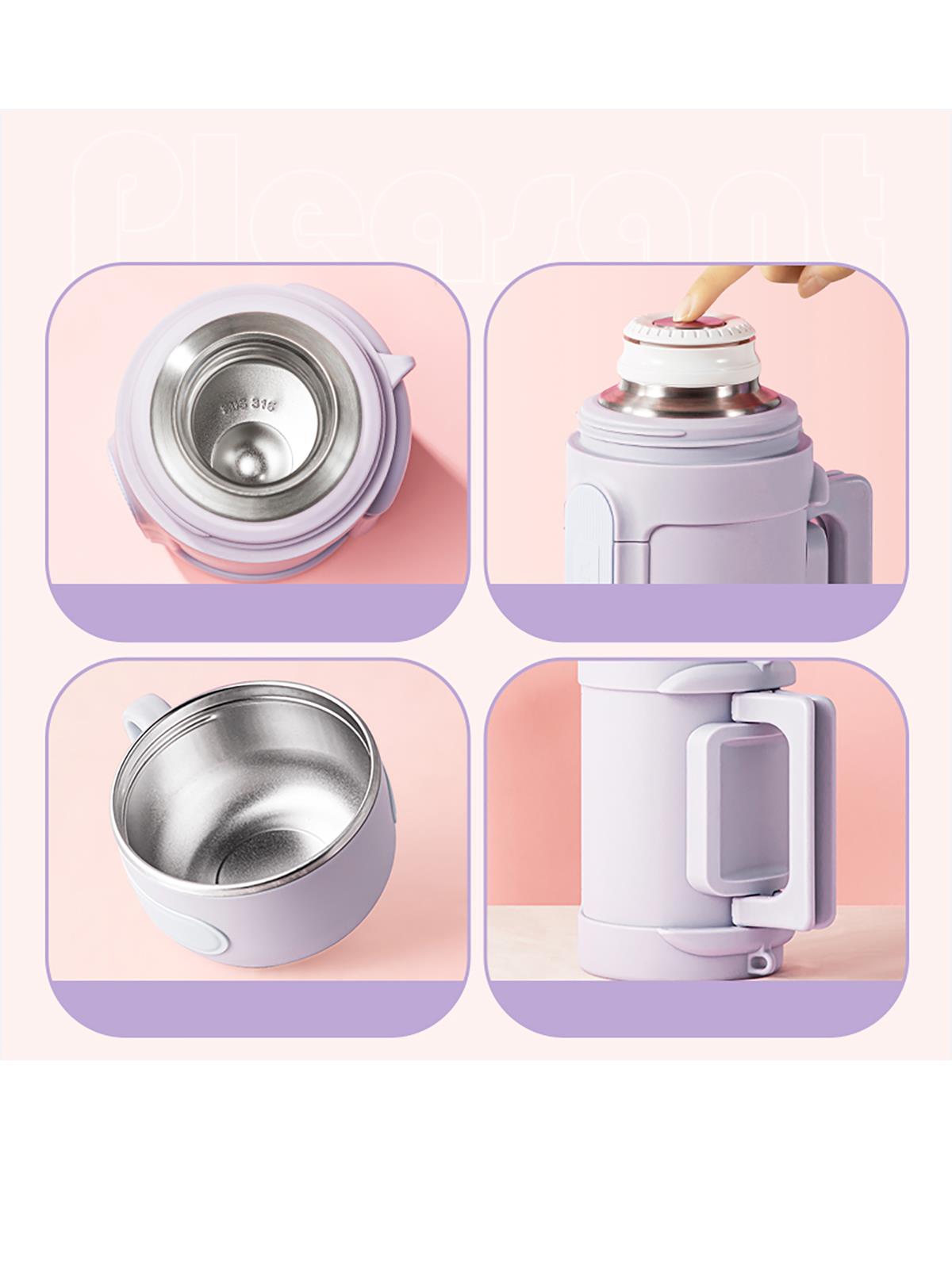 Vagonlife TKK Çelik Sport Termos 1000 ml - Beyaz