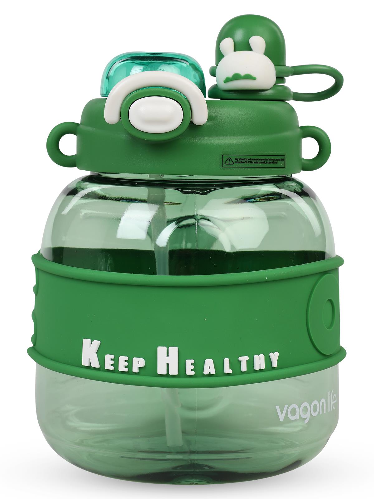 Vagonlife Policarbon Pipetli Matara 1000 ml  - Yeşil