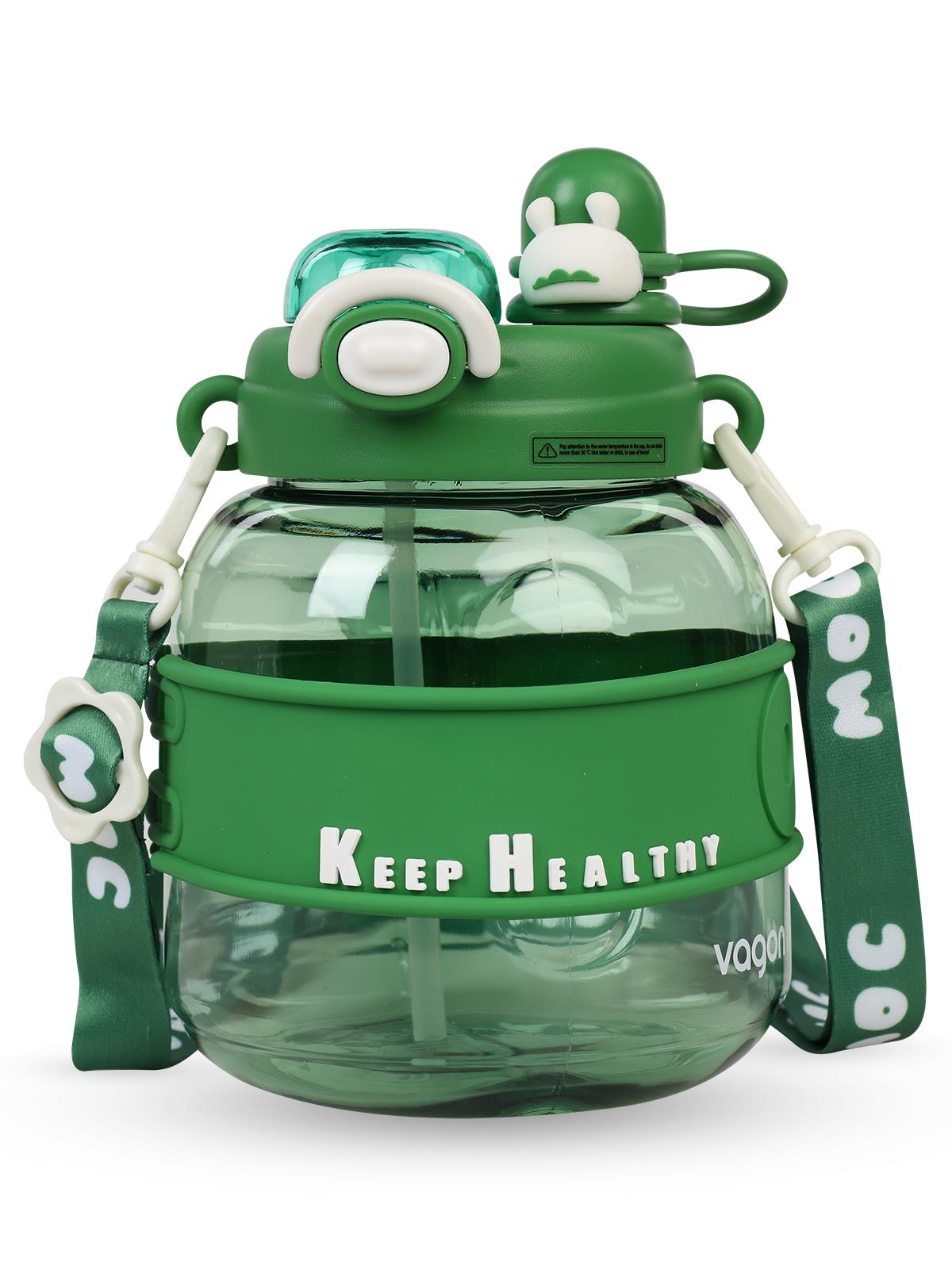 Vagonlife Policarbon Pipetli Matara 1000 ml  - Yeşil