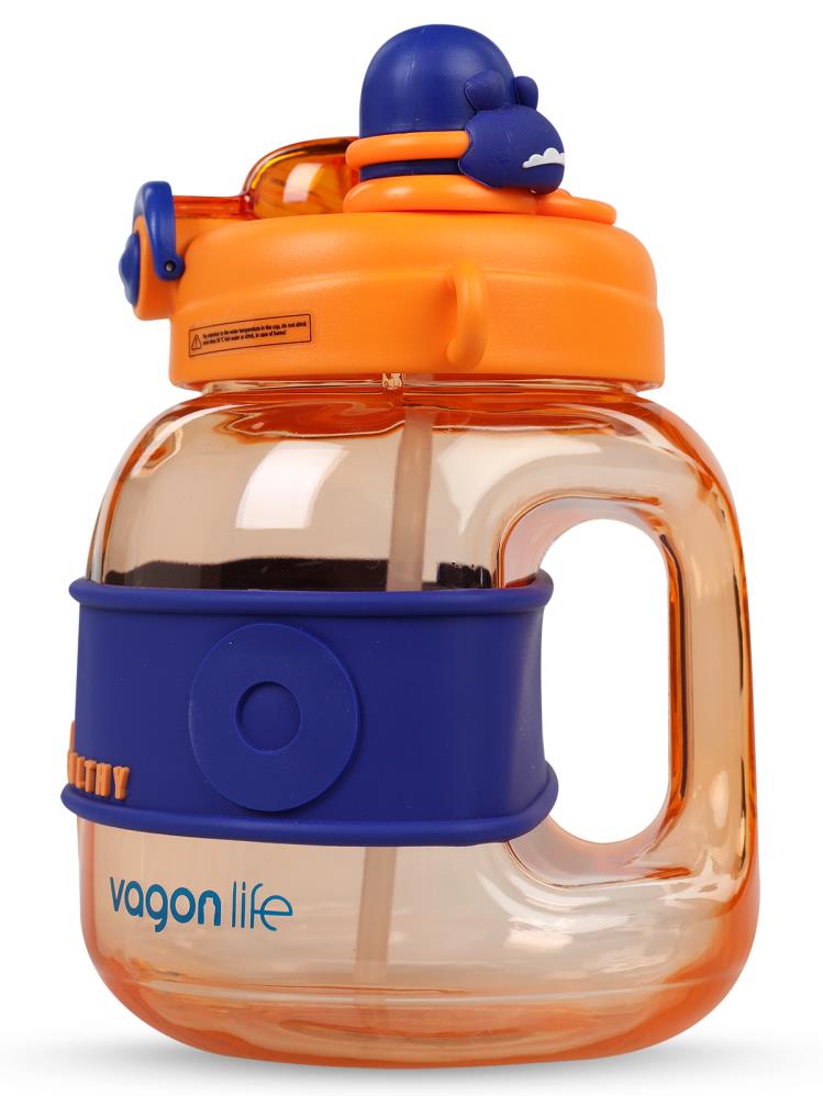 Vagonlife Policarbon Pipetli Matara 1000 ml  - Sarı