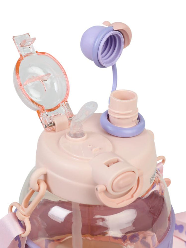 Vagonlife Policarbon Pipetli Matara 1000 ml  - Pembe