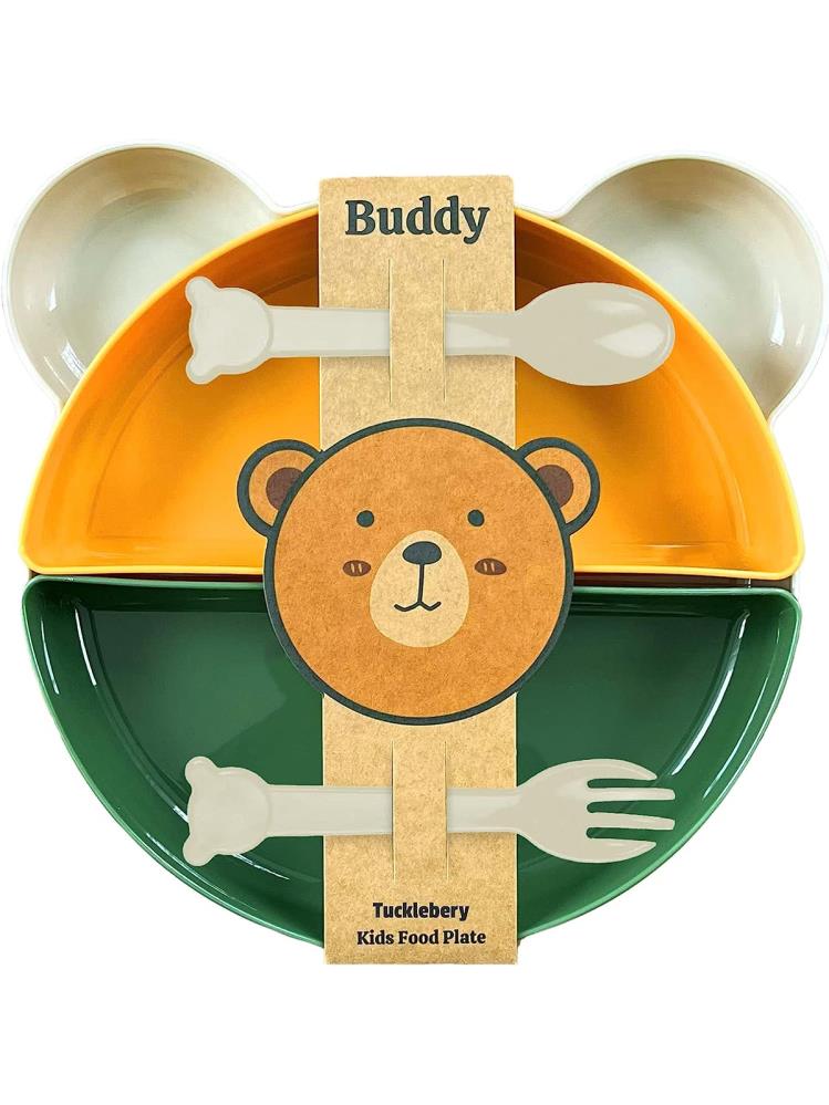Tucklebery Buddy Mama Tabağı Seti 7'li - Yeşil