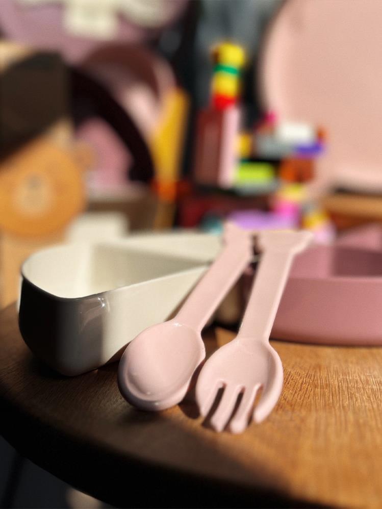 Tucklebery Buddy Mama Tabağı Seti 7'li - Pembe