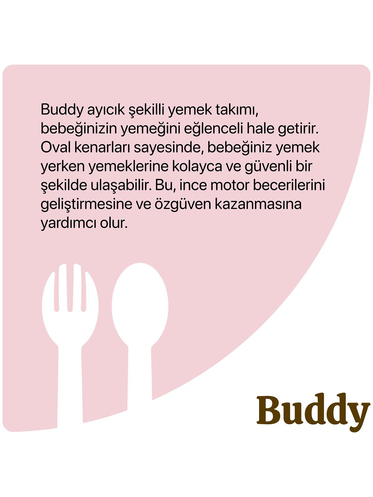 Tucklebery Buddy Mama Tabağı Seti 7'li - Pembe