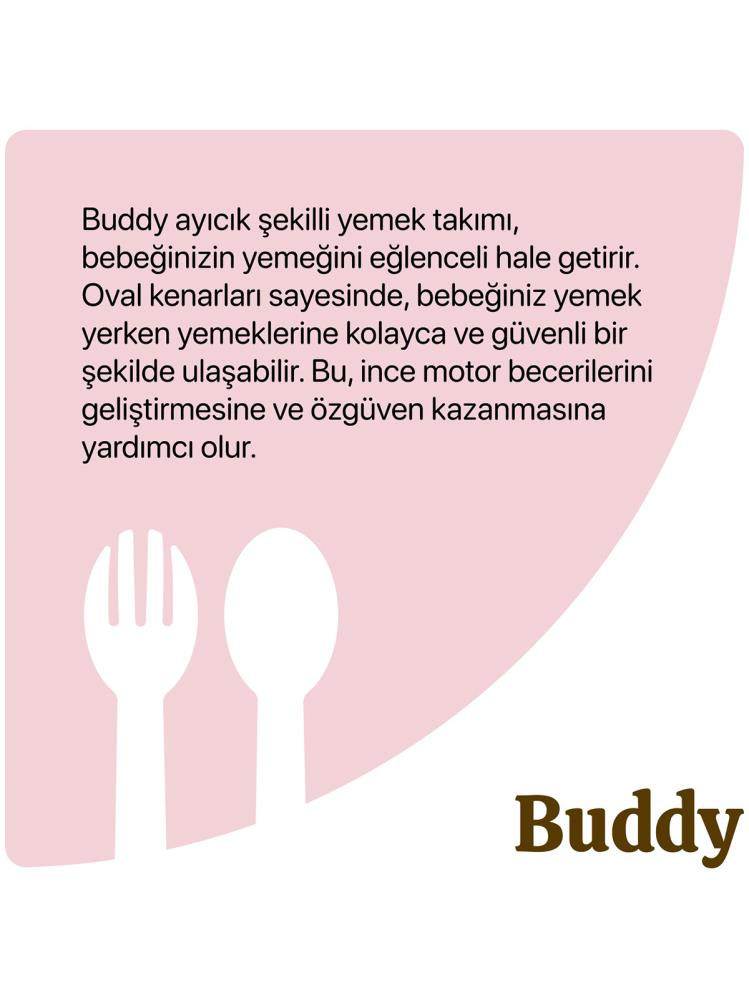 Tucklebery Buddy Mama Tabağı Seti 7'li - Pembe