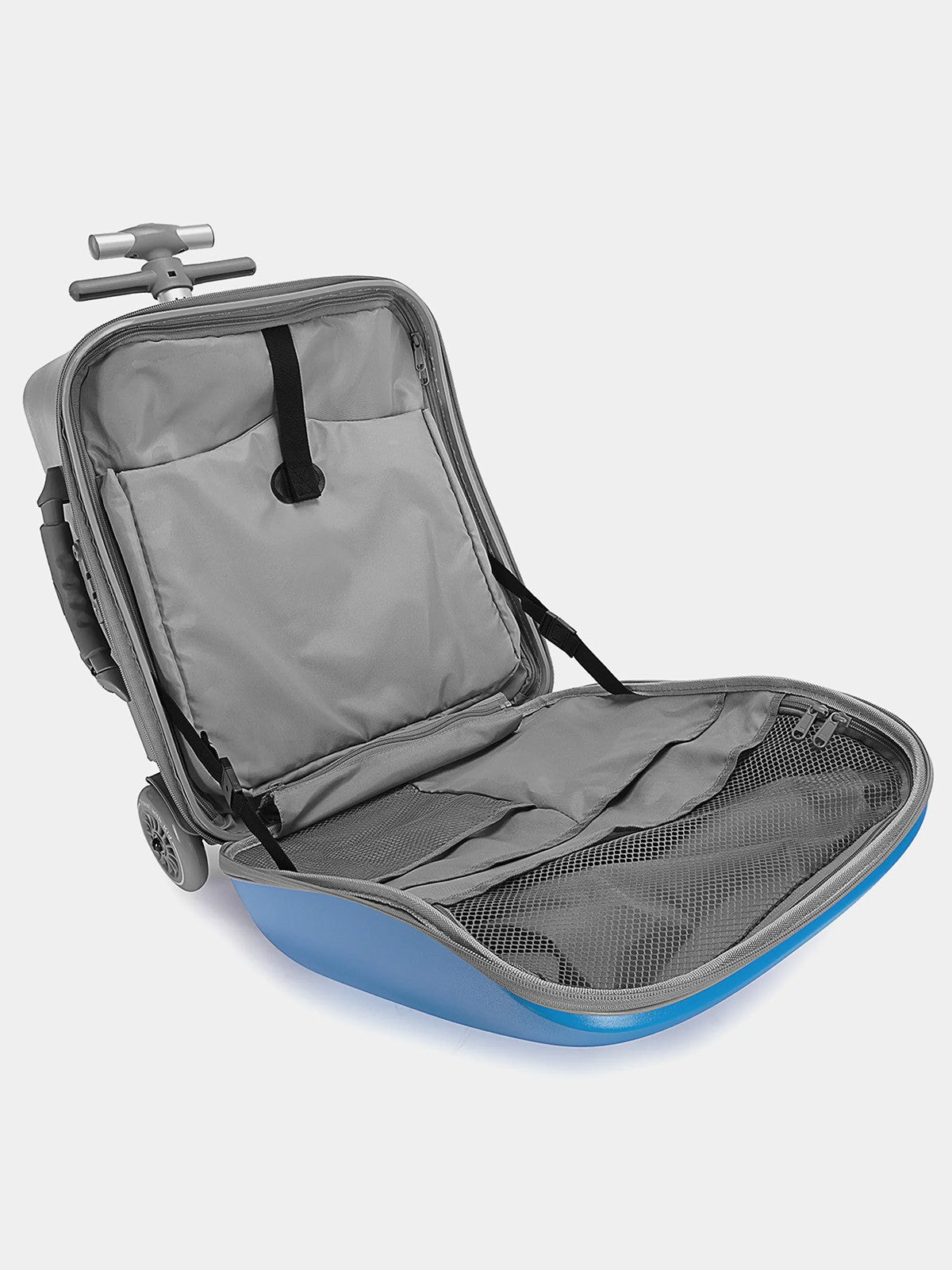 Tucklebery Oturaklı Gezgin Çocuk Valizi - Mavi