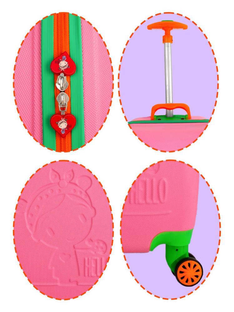 Tucklebery Gezgin Çocuk Valiz - Pembe