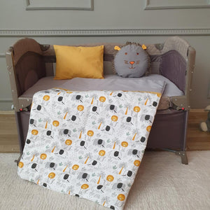 Yuar Baby 5 Parça Oyun parkı uyku seti - Gri