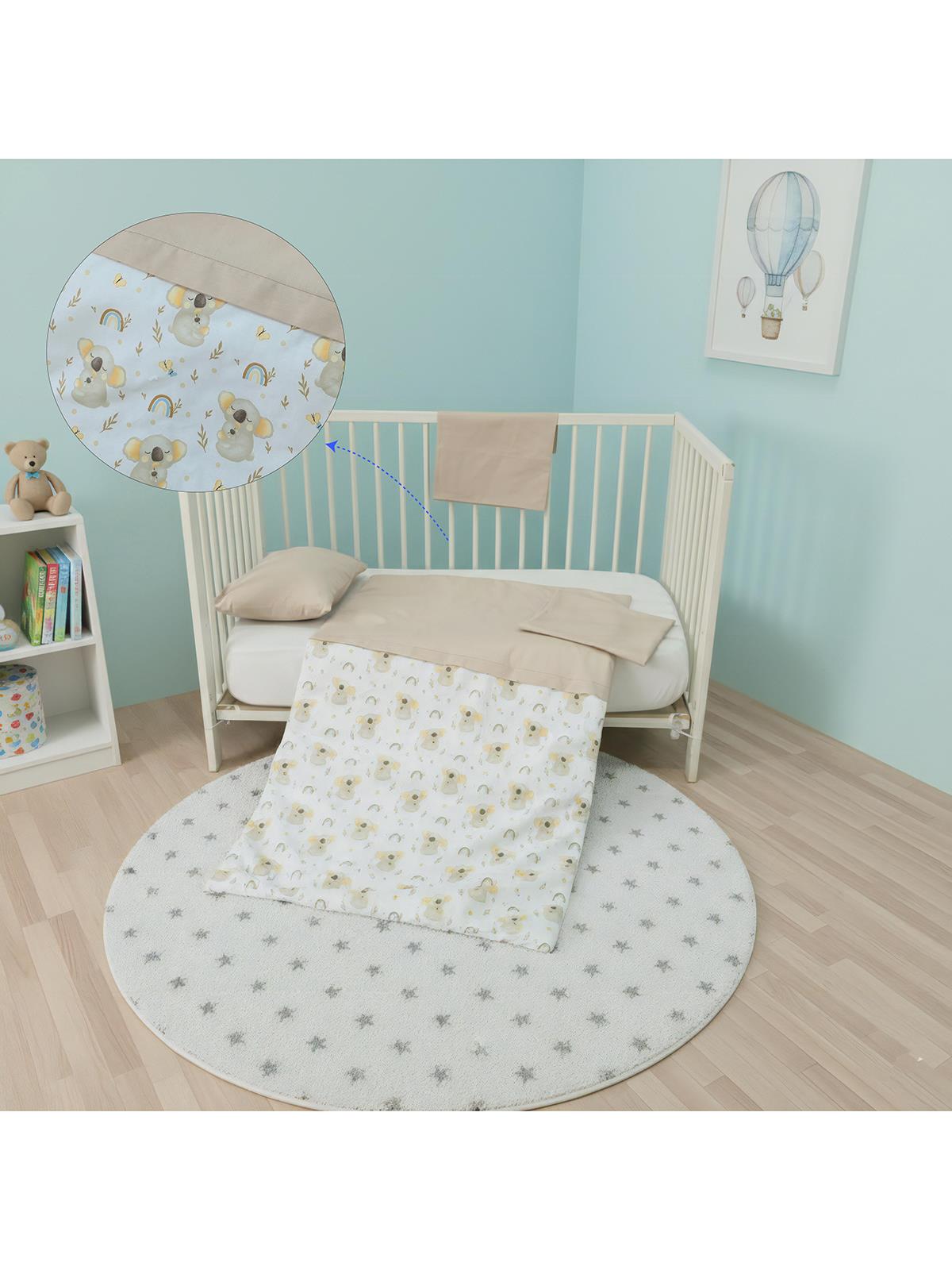 Yuar Baby Bebek Nevresim Seti - Kahverengi