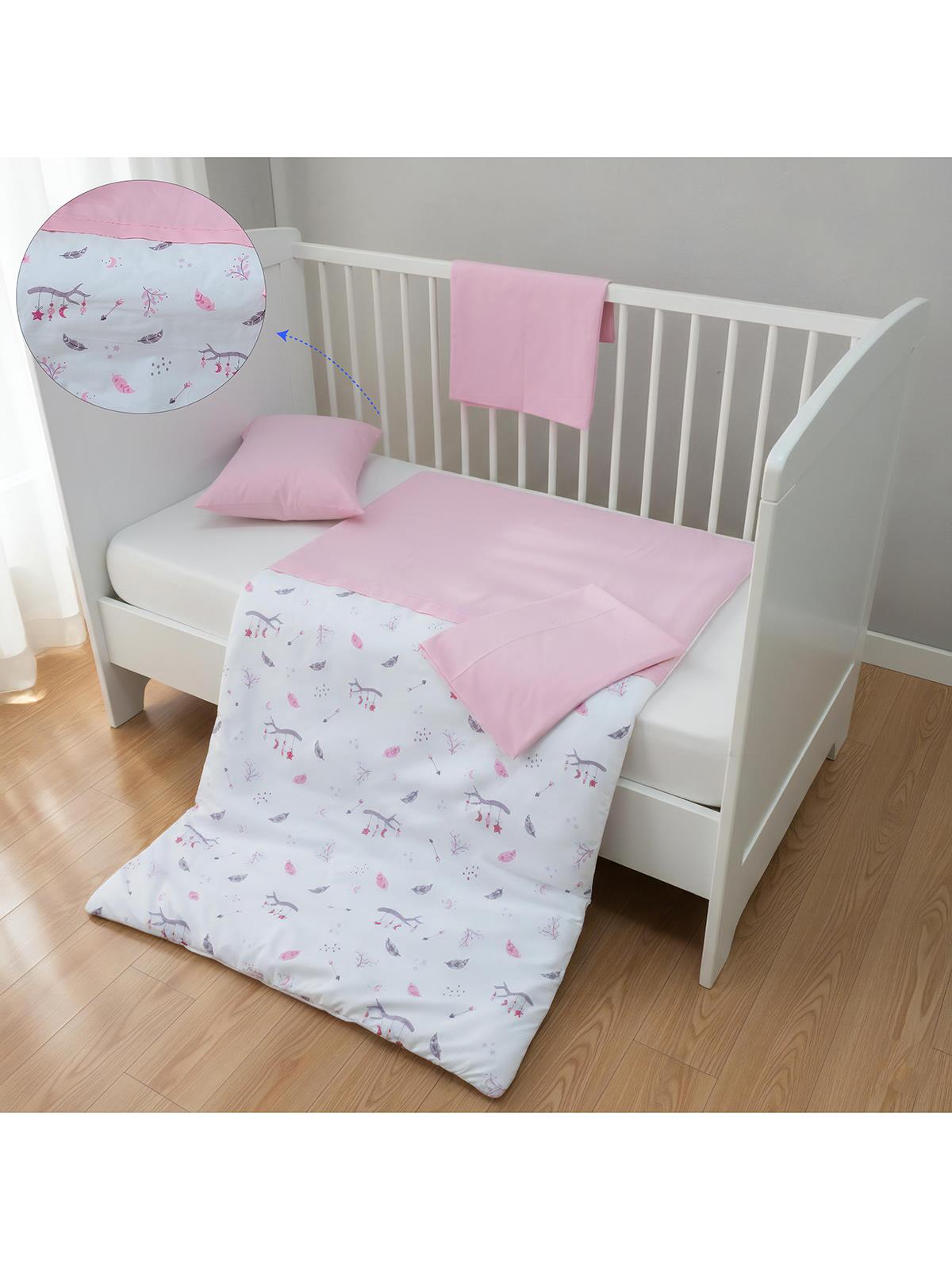 Yuar Baby Bebek Nevresim Seti - Pembe