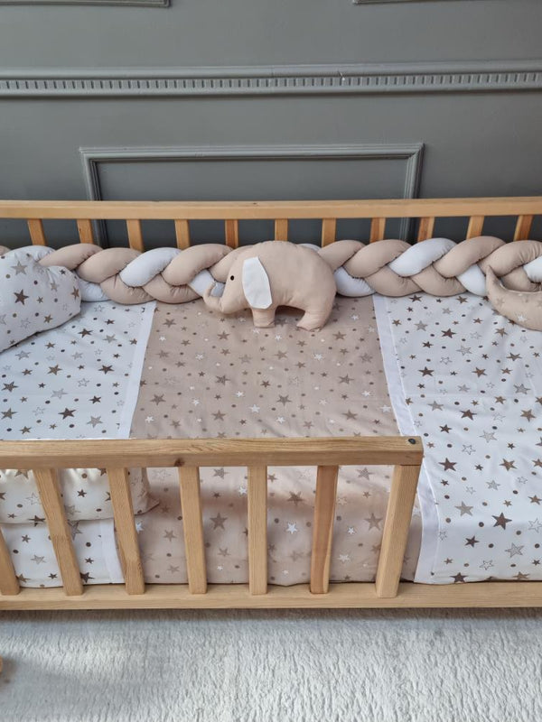 Yuar Baby Montessori Eko Örgü Uyku Seti - Kahverengi