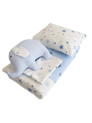 Yuar Baby 5 Parça Oyun Parkı Uyku Seti - Mavi