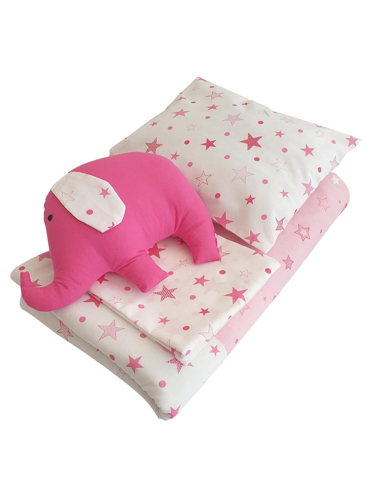 Yuar Baby 5 Parça Oyun Parkı Uyku Seti - Pembe