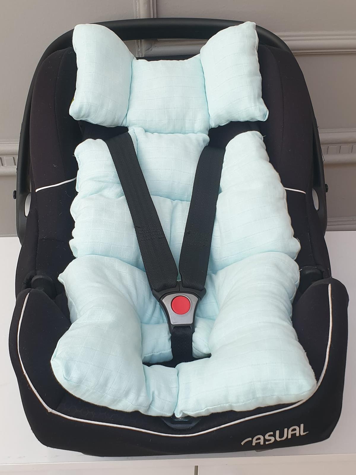 Yuar Baby Müslin Anakucağı Örtü ve Minder Seti - Yeşil