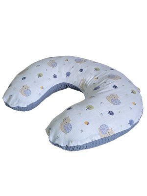 Yuar Baby Pike & Müslin Desenli Emzirme Minderi - Pembe