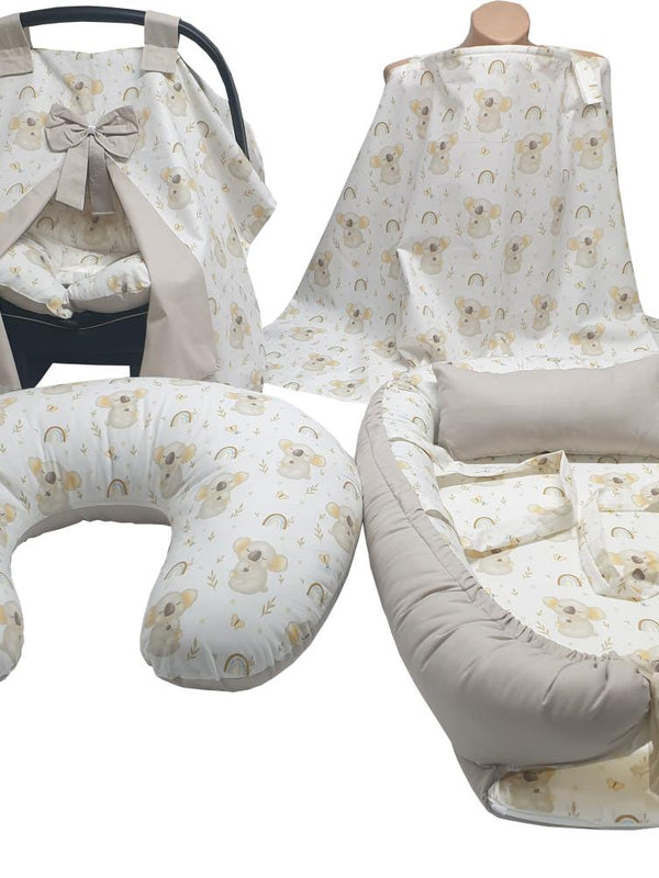 Yuar Baby 5 li Babynest Seti - Bej