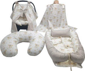 Yuar Baby 5 li Babynest Seti - Bej