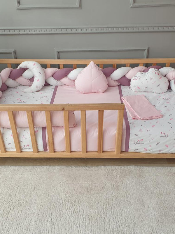 Yuar Baby Motessori Örgü Uyku Seti - Pembe