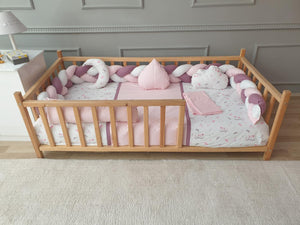 Yuar Baby Motessori Örgü Uyku Seti - Pembe