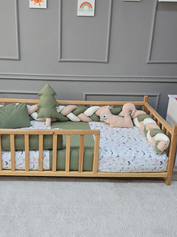 Yuar Baby Motessori Örgü Uyku Seti - Yeşil