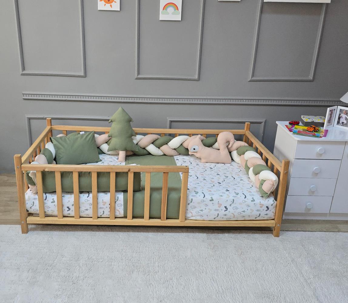 Yuar Baby Motessori Örgü Uyku Seti - Yeşil