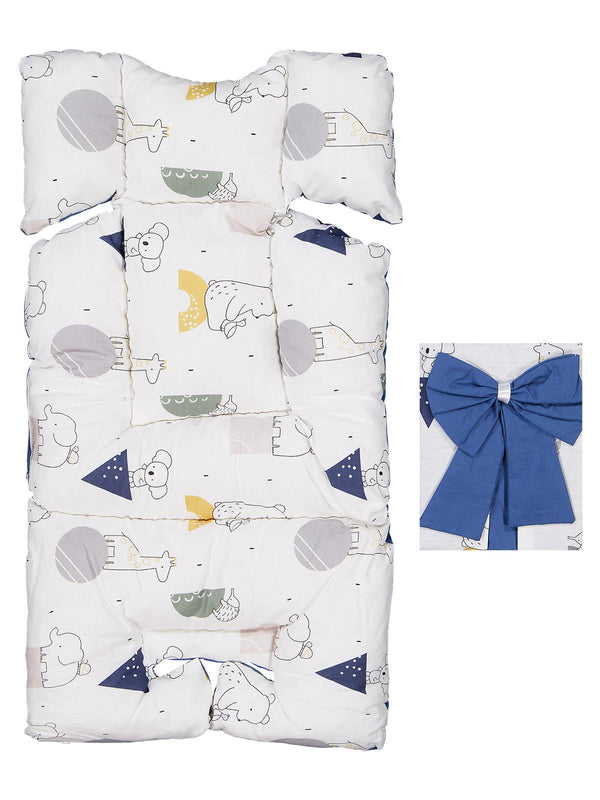 Yuar Baby Puset Örtüsü ve Puset Minderi 2'li Set  - Pembe